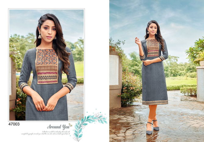 Kapil Trendz Kissmiss Ethnic Wear Wholesale Kurti Collection